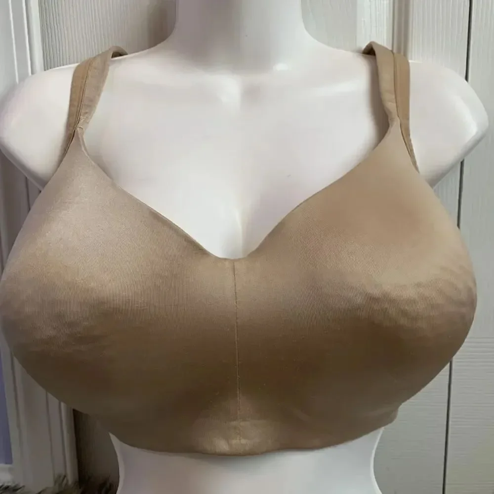 Lane Bryant Cacique Lined Satin No-Wire Bra